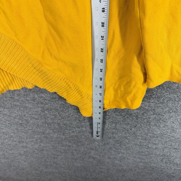 Rafaella Sweater Pullover Women L Large Orange Knit Long Sleeve Round Neck - Picture 6 of 7